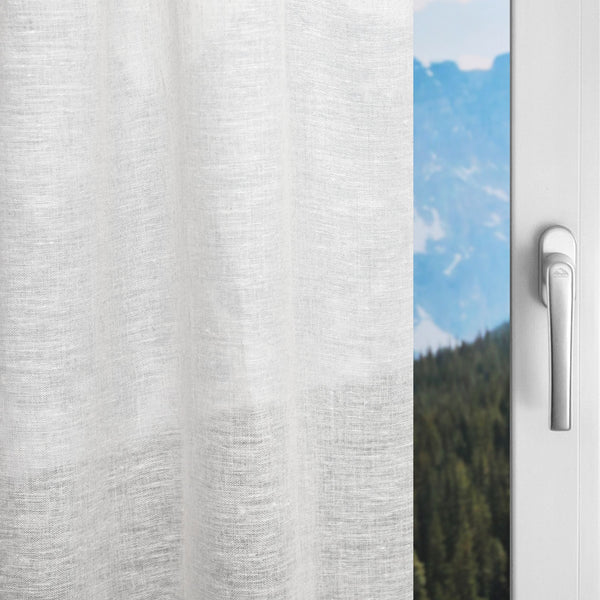 "Tenda di lino" tenda da giorno offwhite Juist