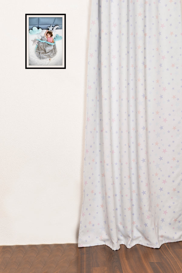 Tenda oscurante "Stars" rosa-viola Zara