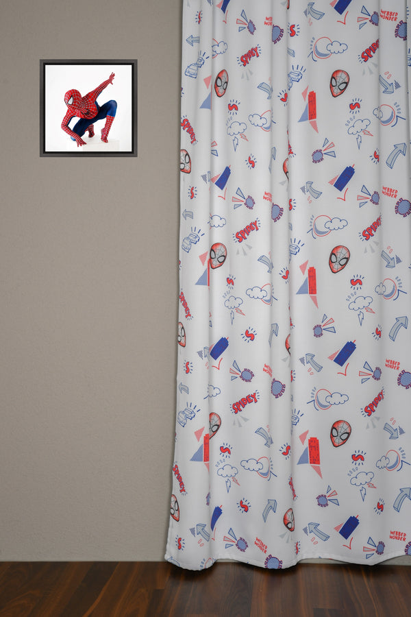 Blackout curtain blue Spiderman "Disney"