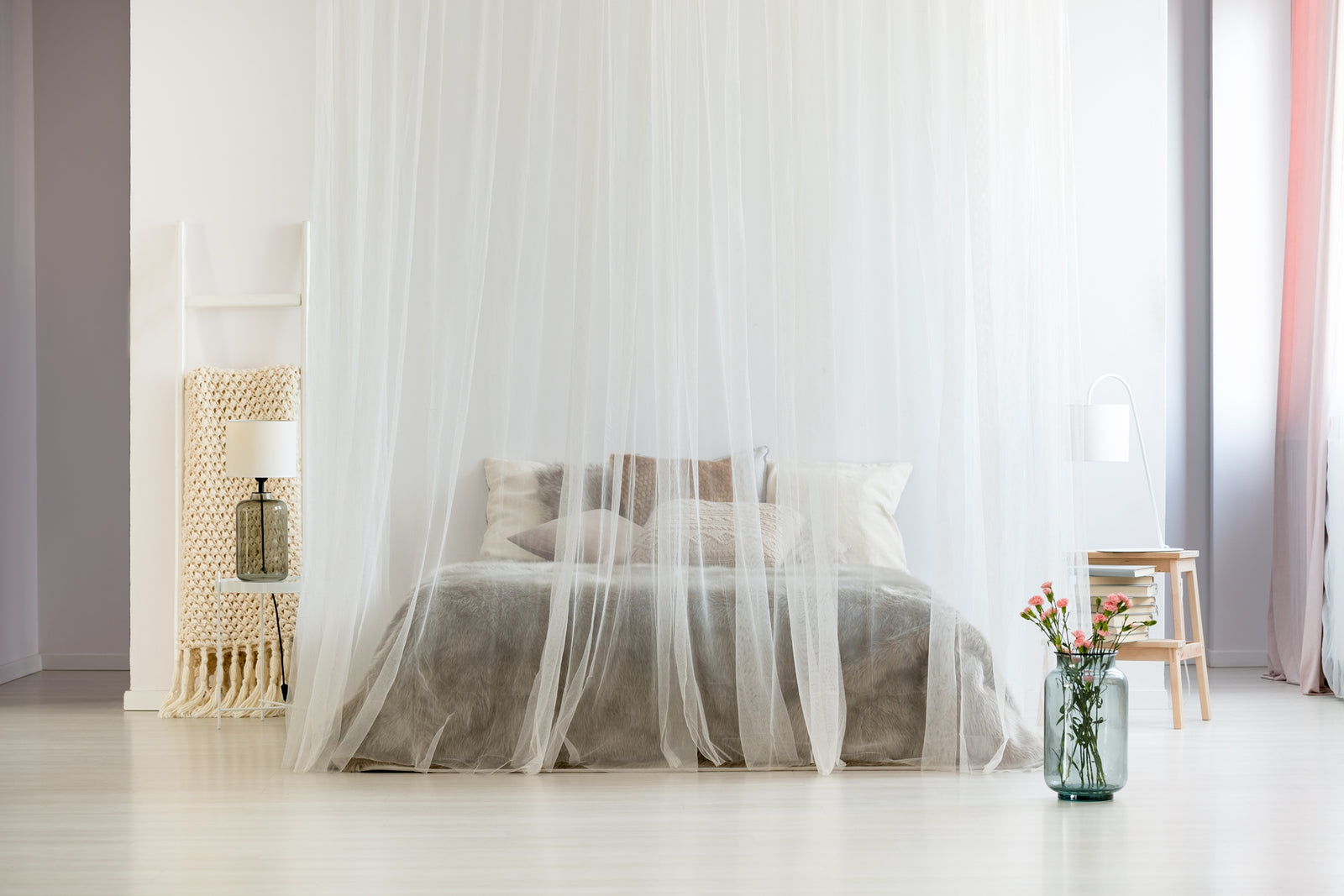 Himmelbett Vorhänge