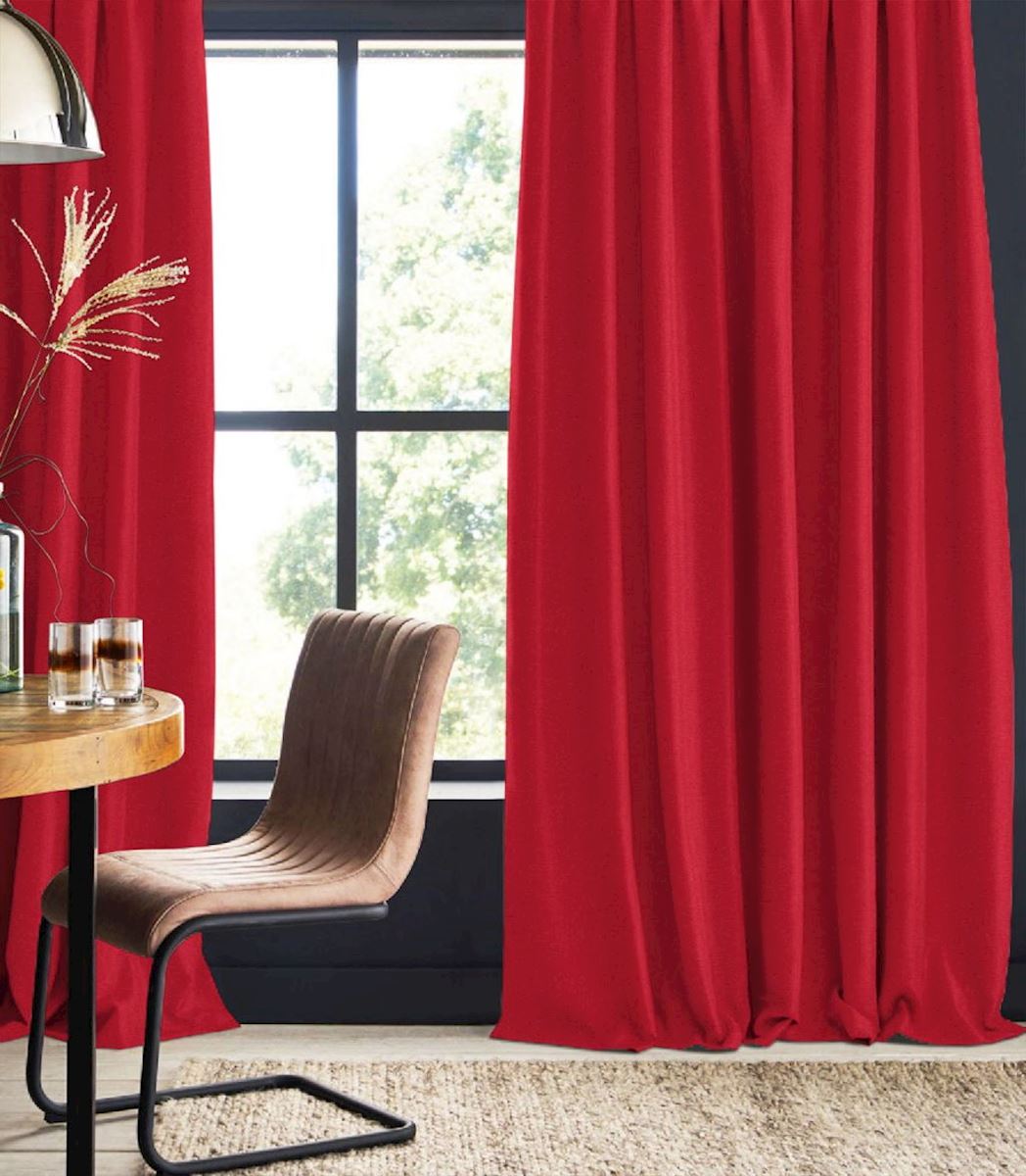 Rideau de nuit rouge Primus