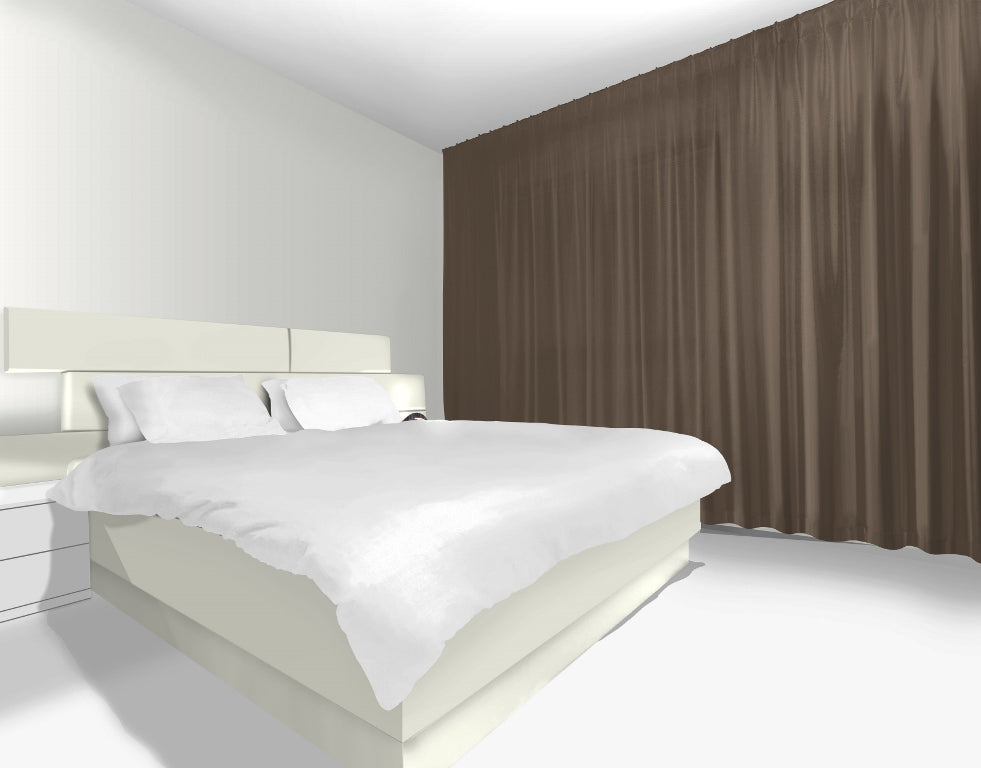 Blackout curtain brown Claas