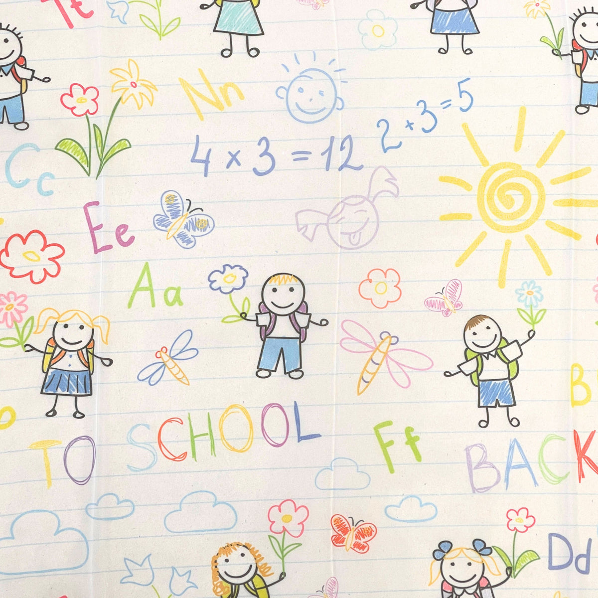 Blackout curtain, colorful, School "School"