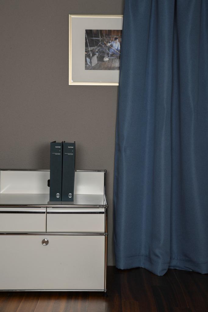 Blackout curtain light blue Mira