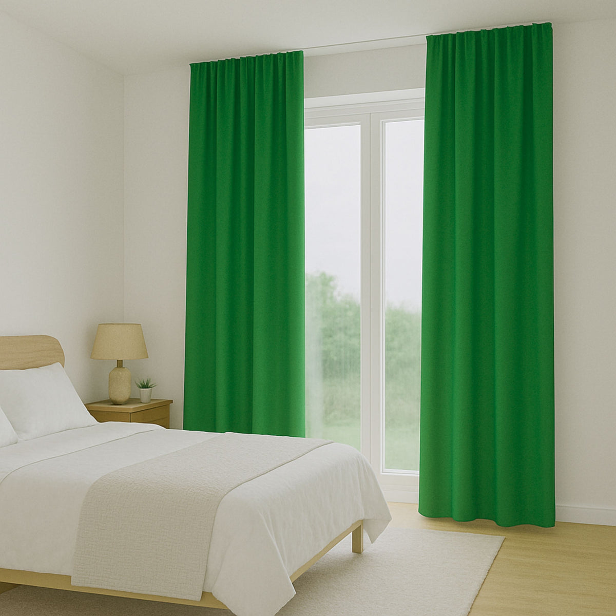 Tenda oscurante verde luminoso Cyrill