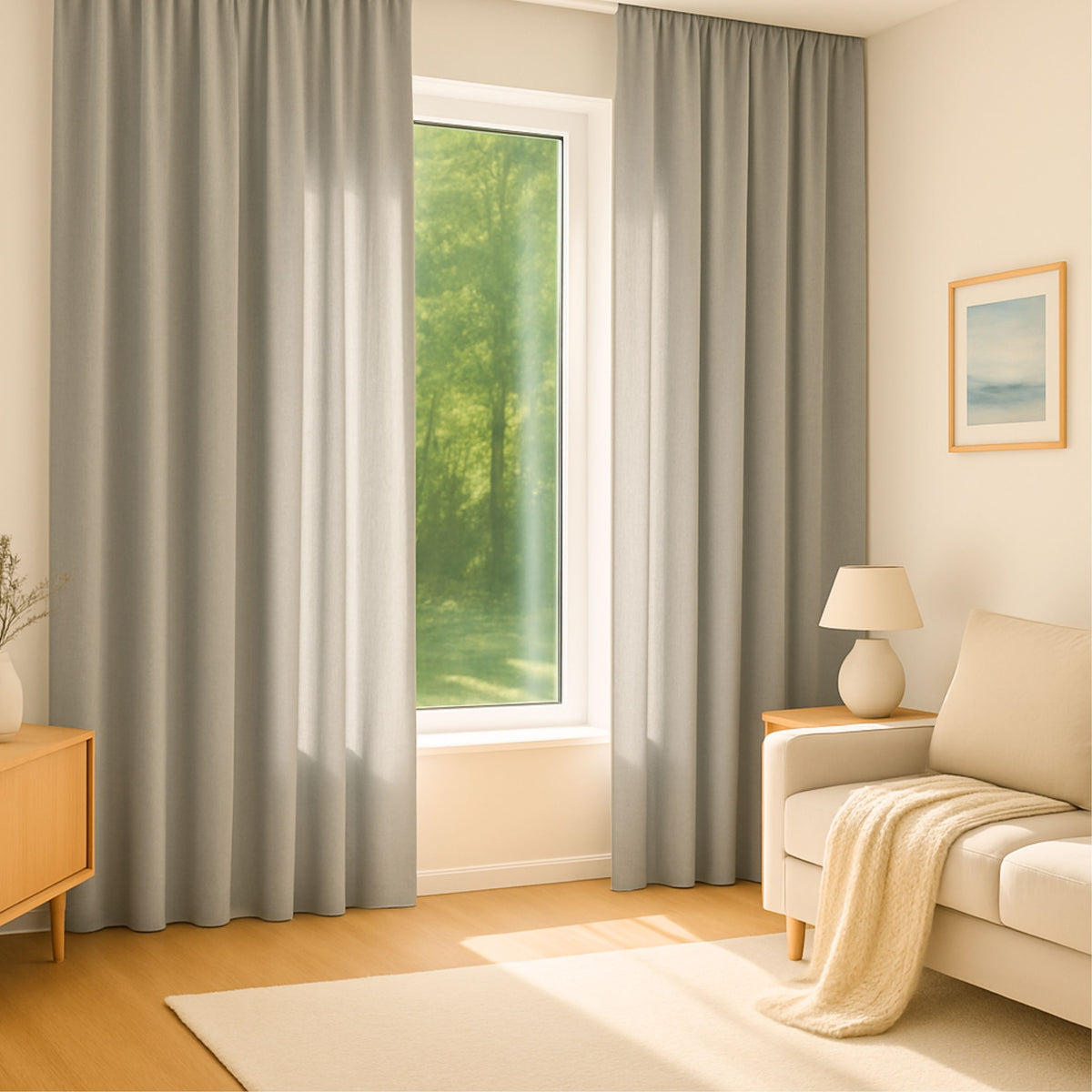 Curtain CORTON HELLGRAU DEWI