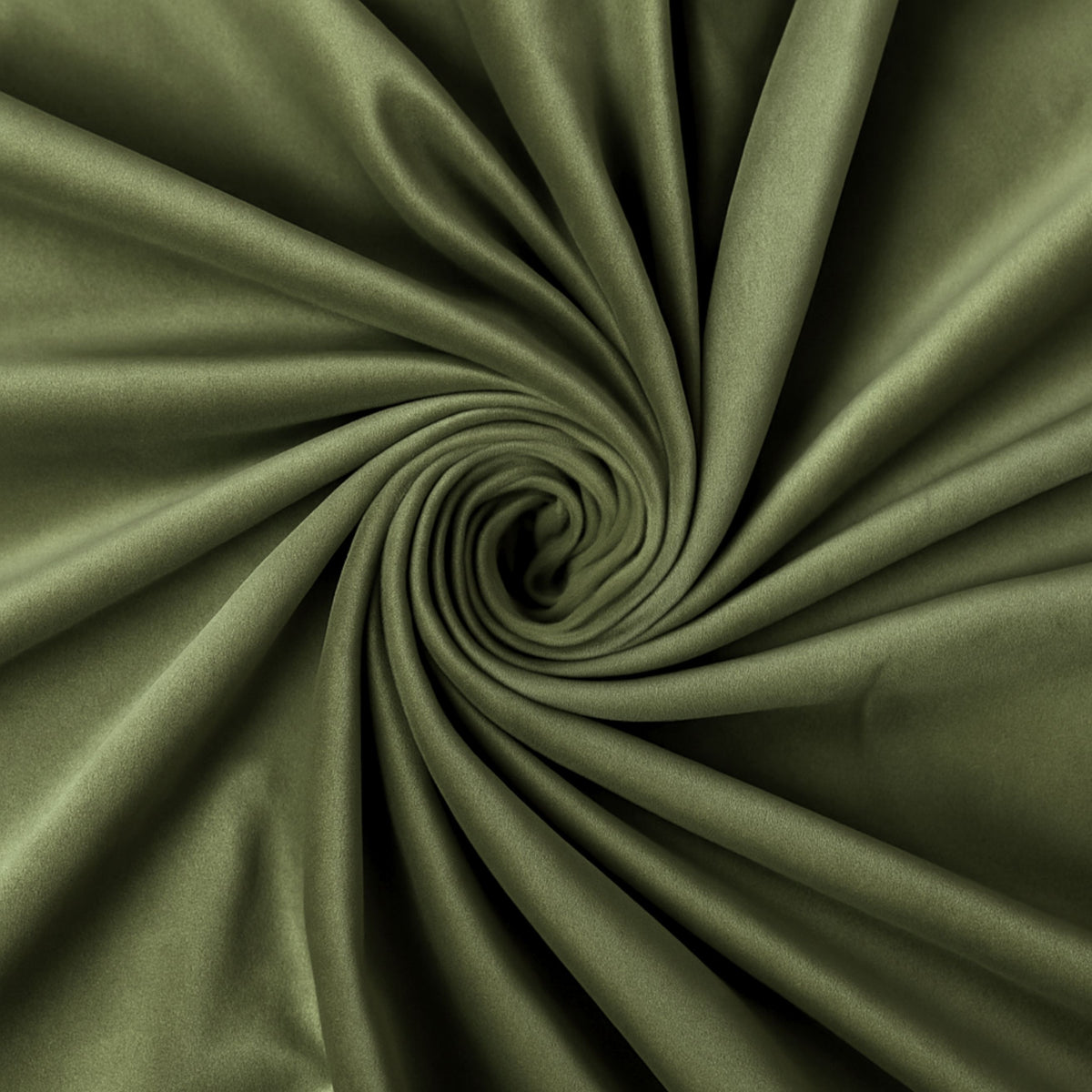 Night curtain "Velvet curtain" olive green Velvet