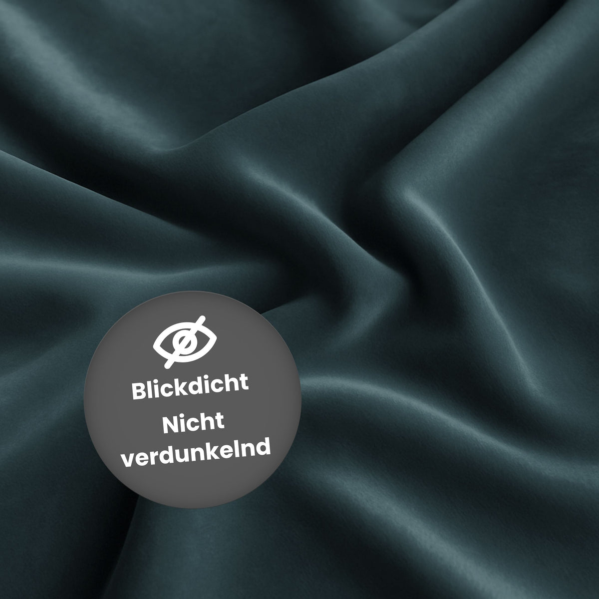 Night curtain "velvet curtain" petrol velvet