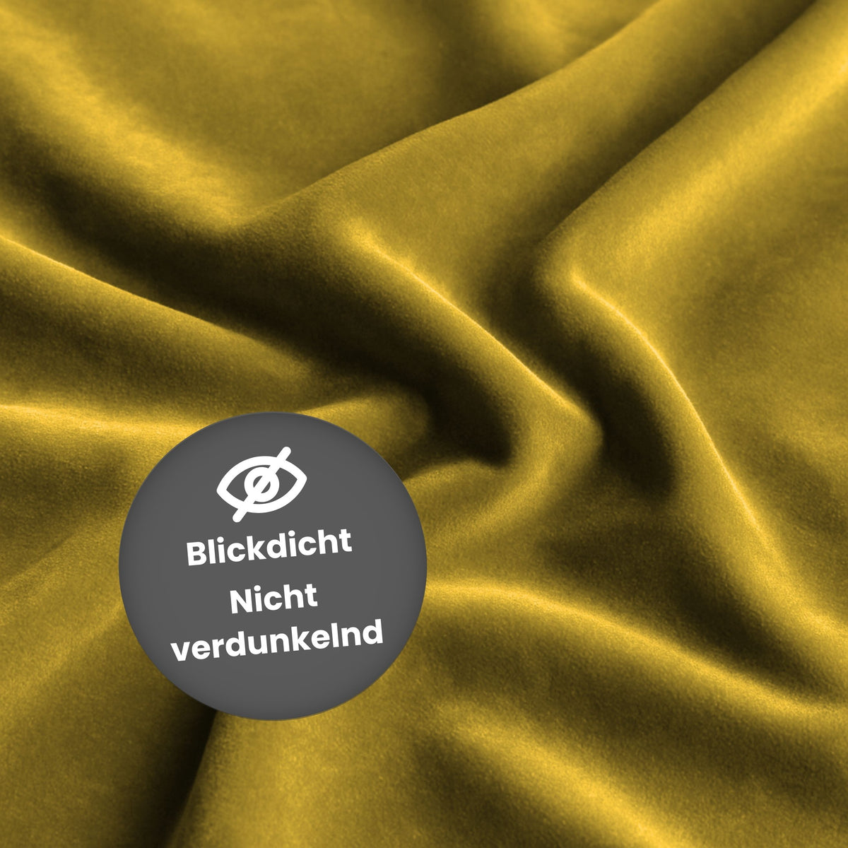 Night curtain "velvet curtain" ocher brown velvet