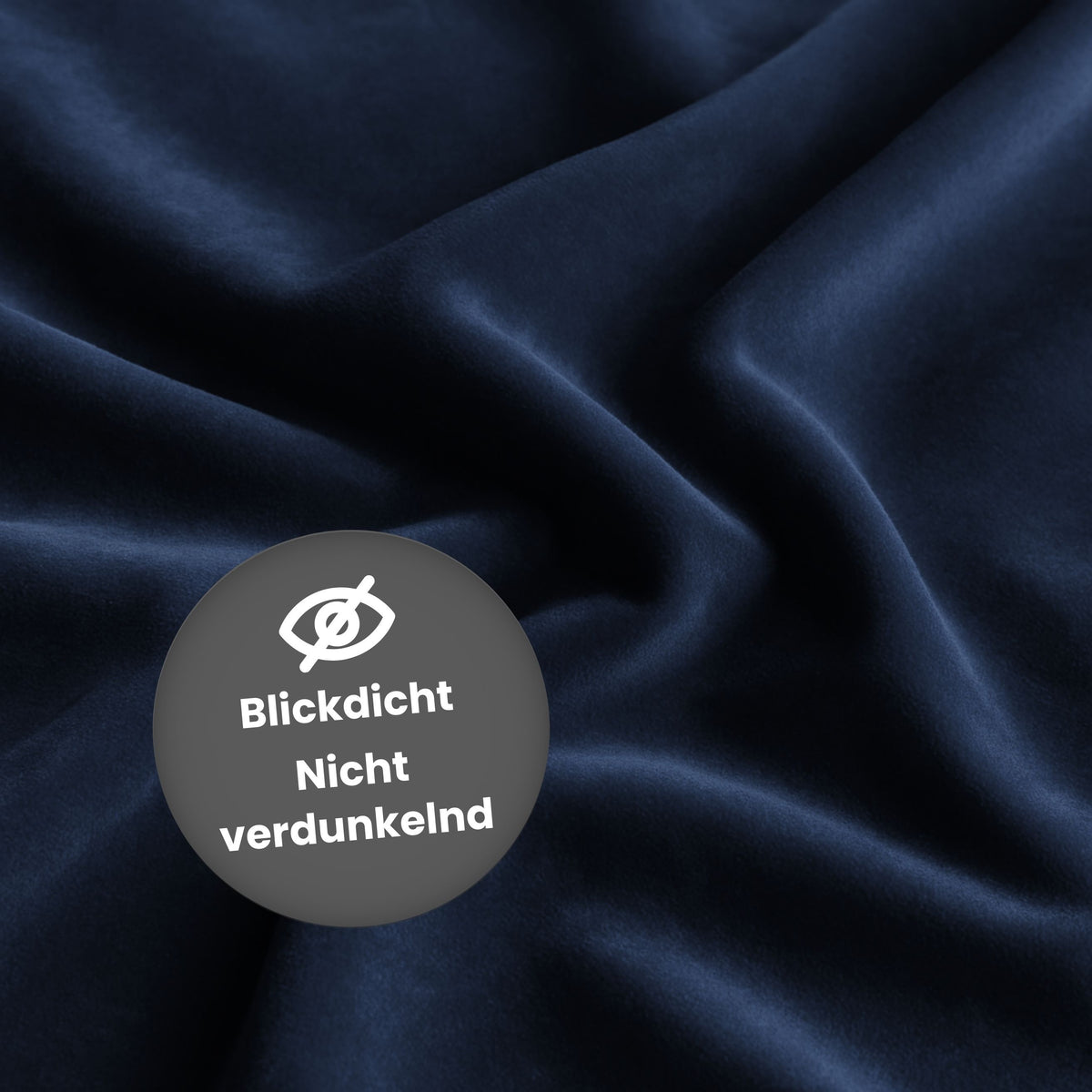 Night curtain "Velvet curtain" royal blue Velvet