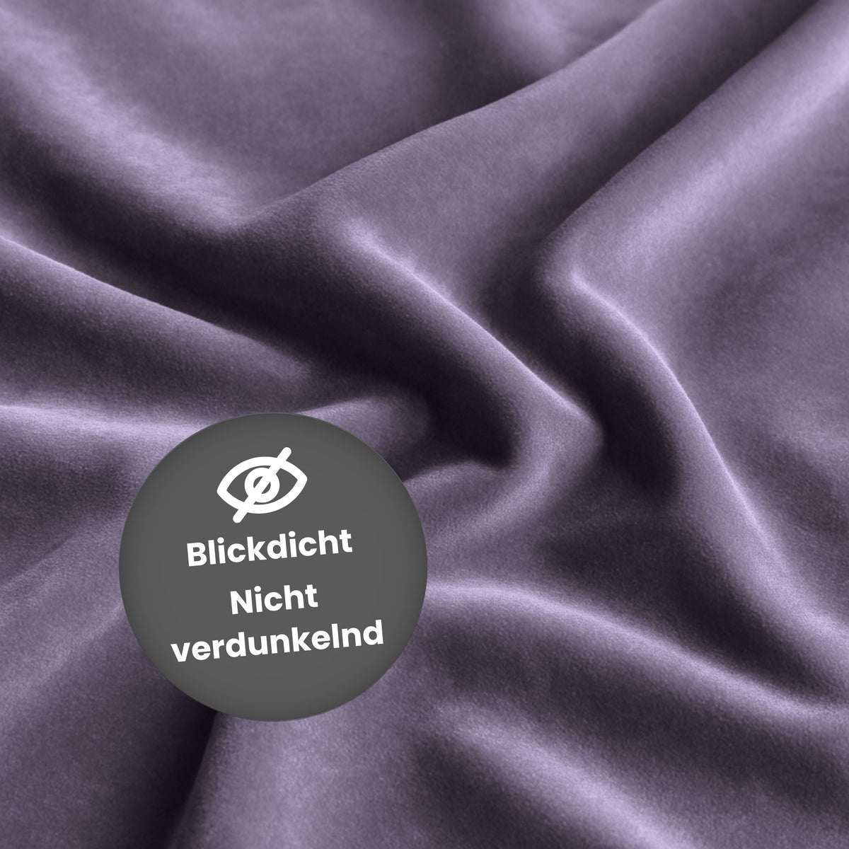 Night curtain "velvet curtain" lilac velvet