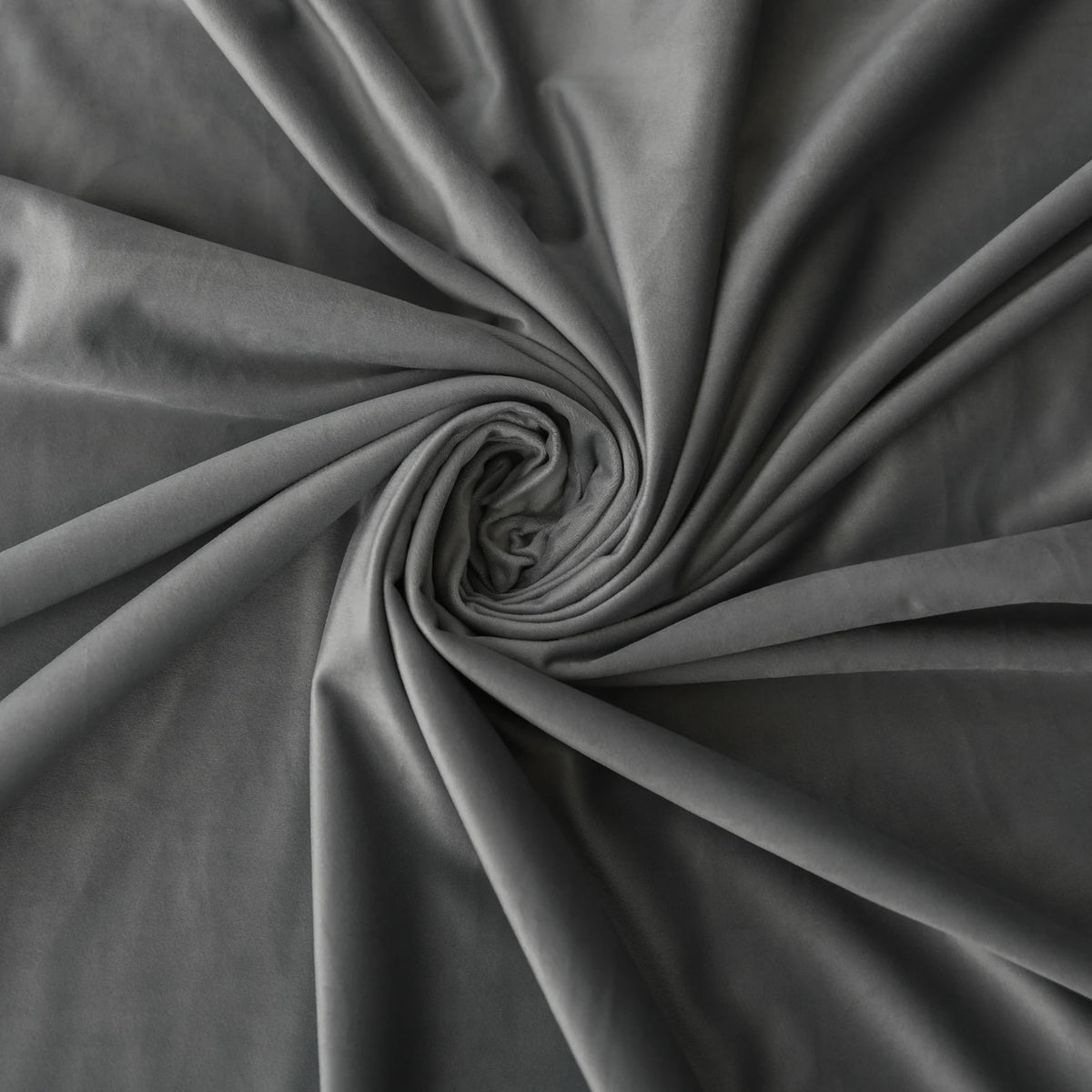 Night curtain "velvet curtain" gray velvet