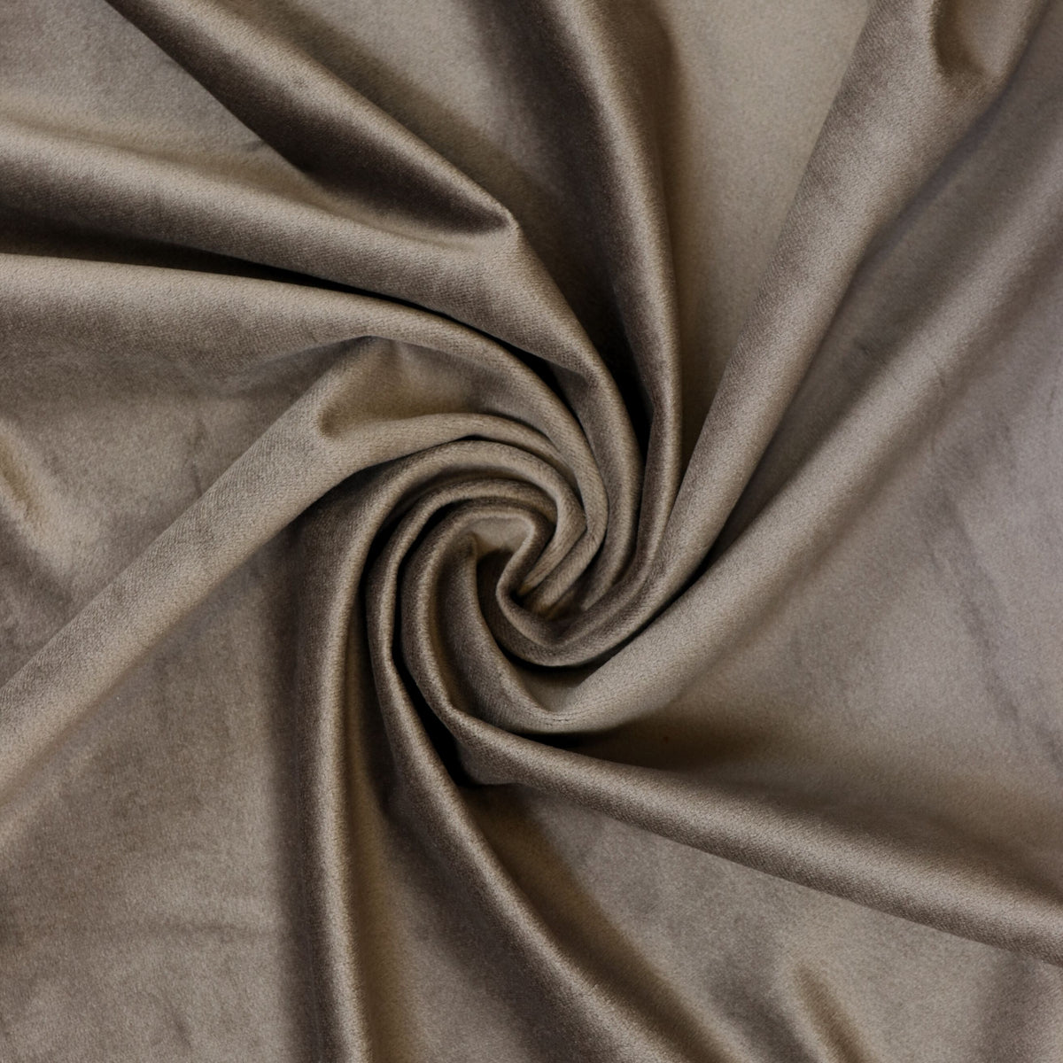 Night curtain "Velvet curtain" light brown Velvet
