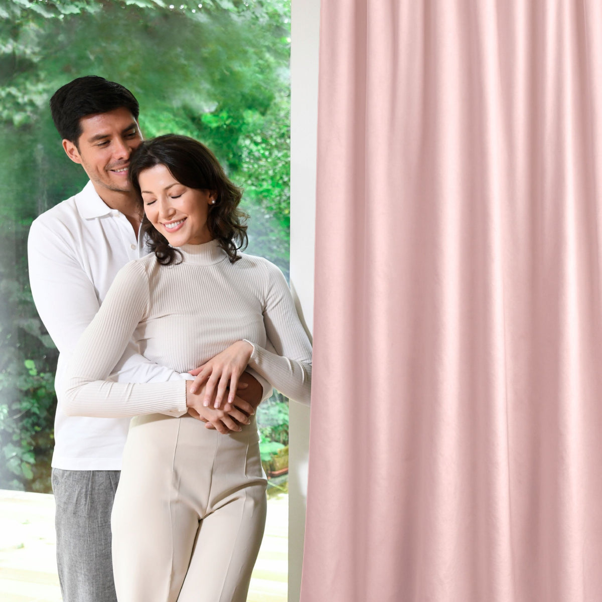 Rideau de nuit "rideau de velours" Zartrosa Velvet