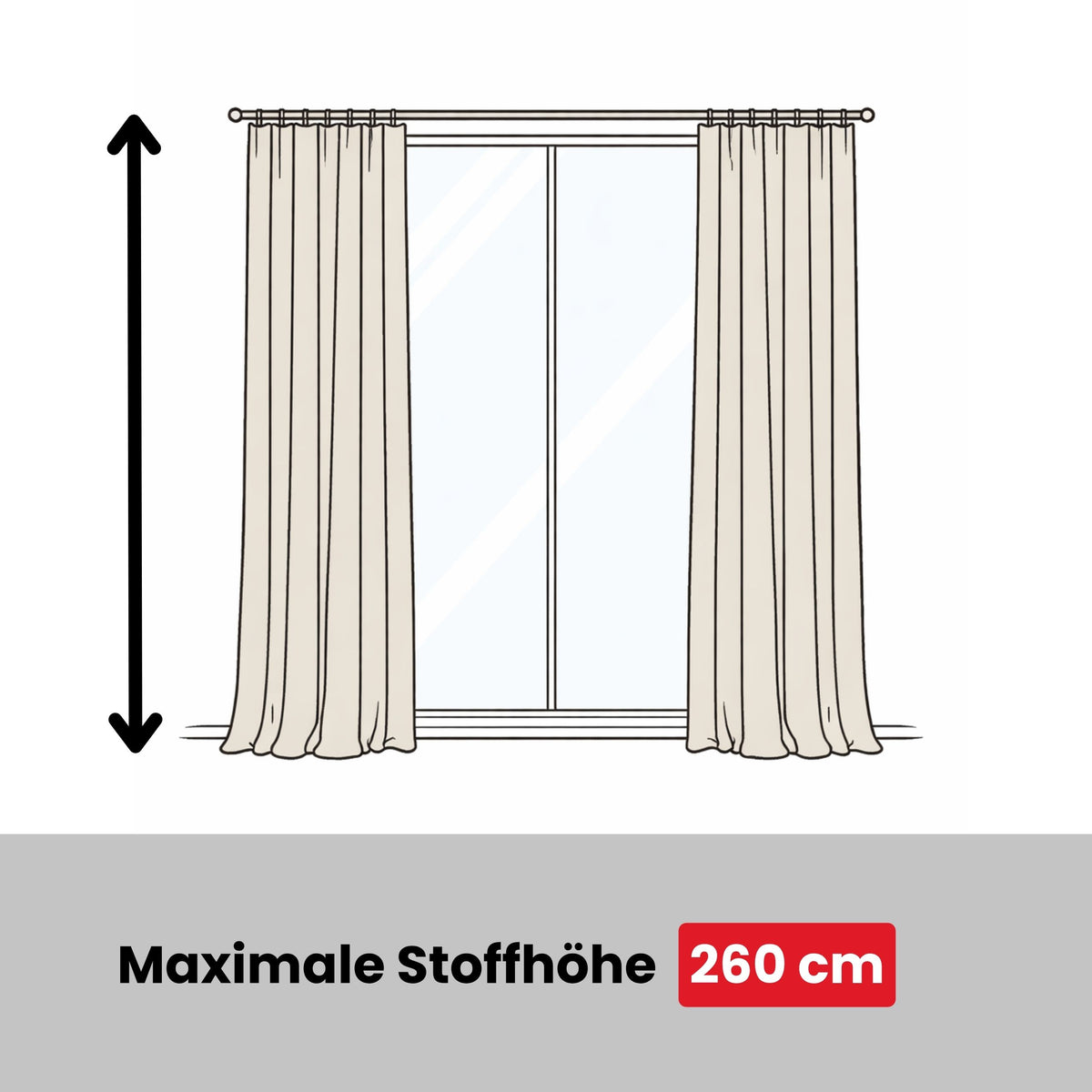 White day curtain Fly
