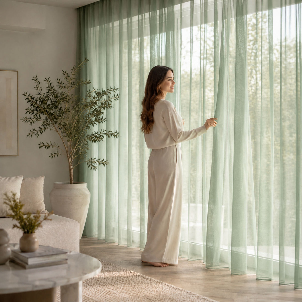 Day curtain ELIANE