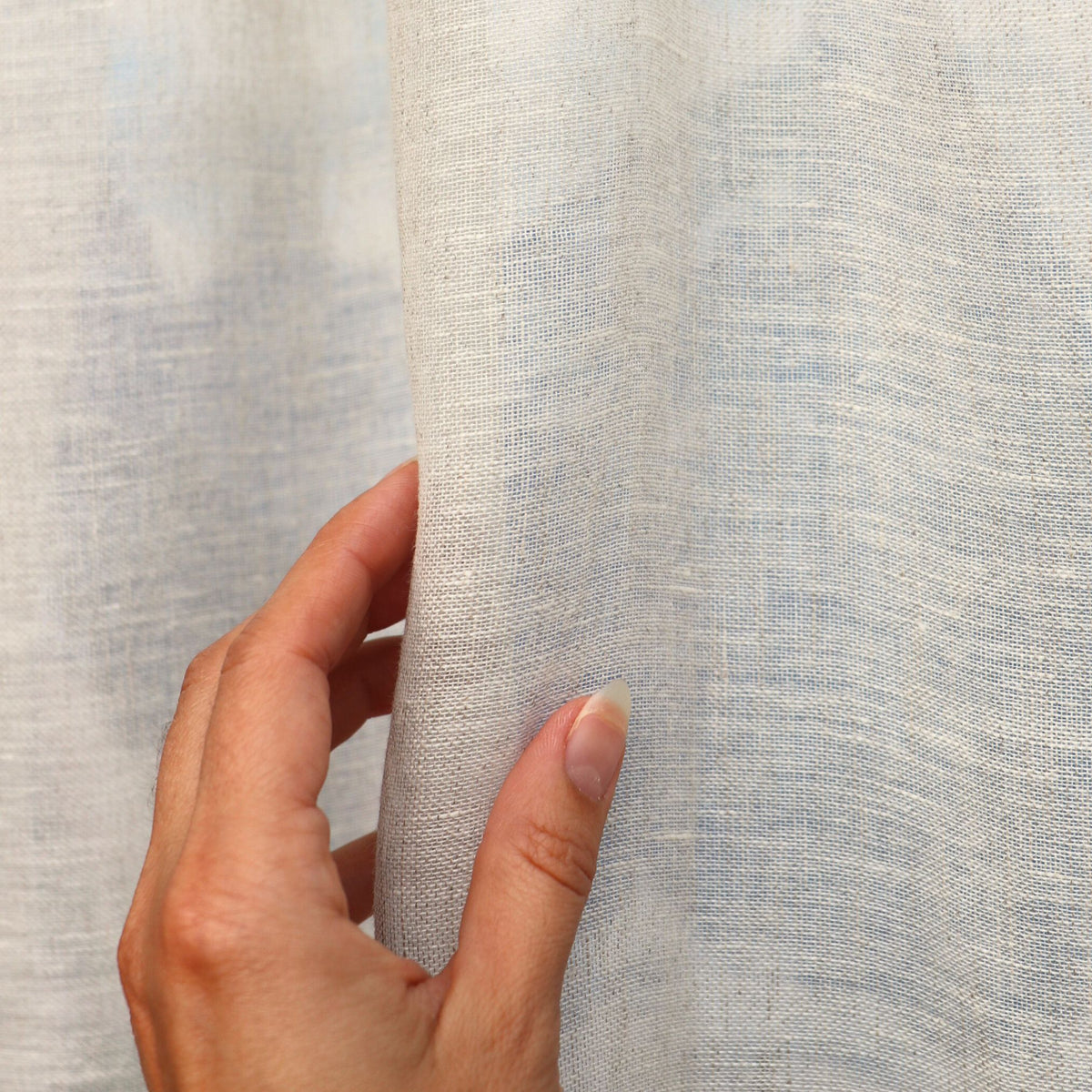 "Linen curtain" day curtain ecru Juist