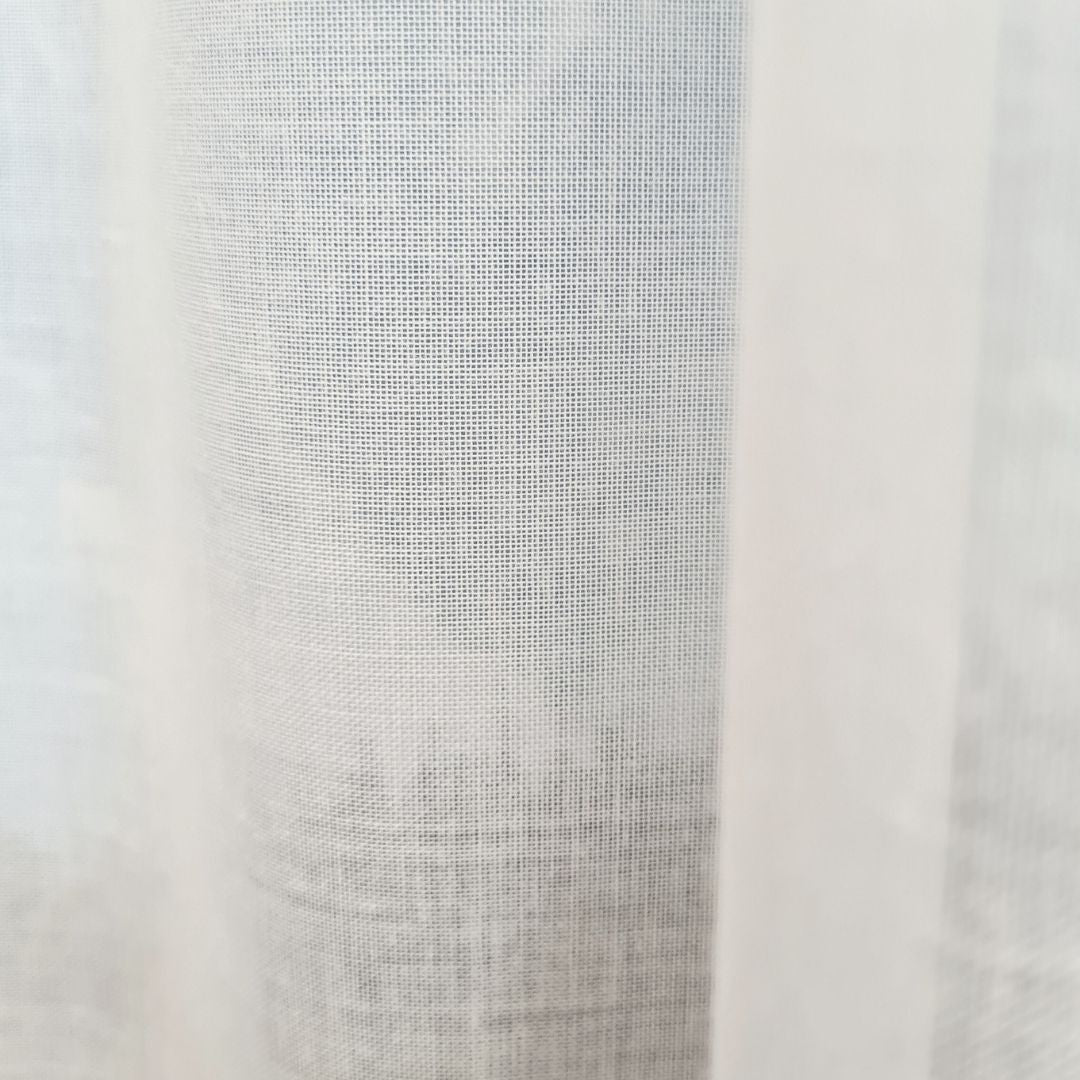 Rideau de jour blanc porcelaine Elvira
