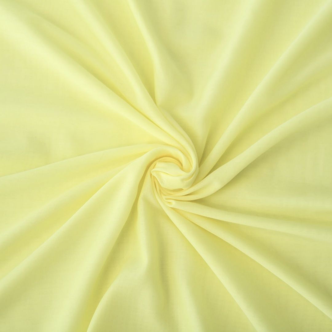 Day curtain, soft lemon yellow, Elvira