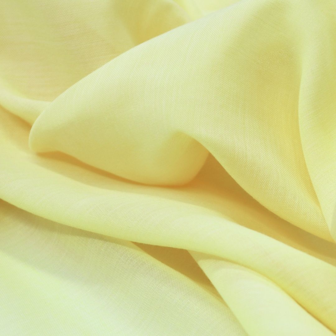 Day curtain, soft lemon yellow, Elvira