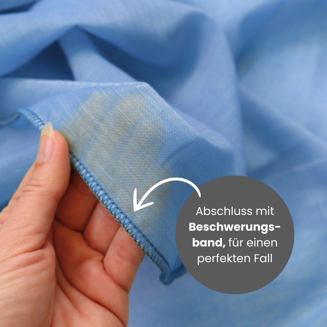 blue day curtain Elvira