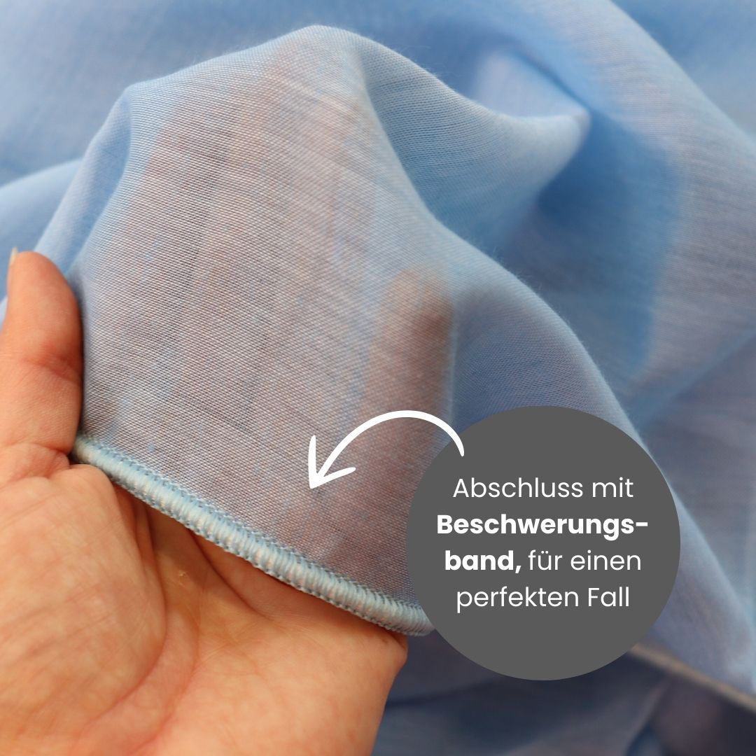 Day curtain sky blue Elvira