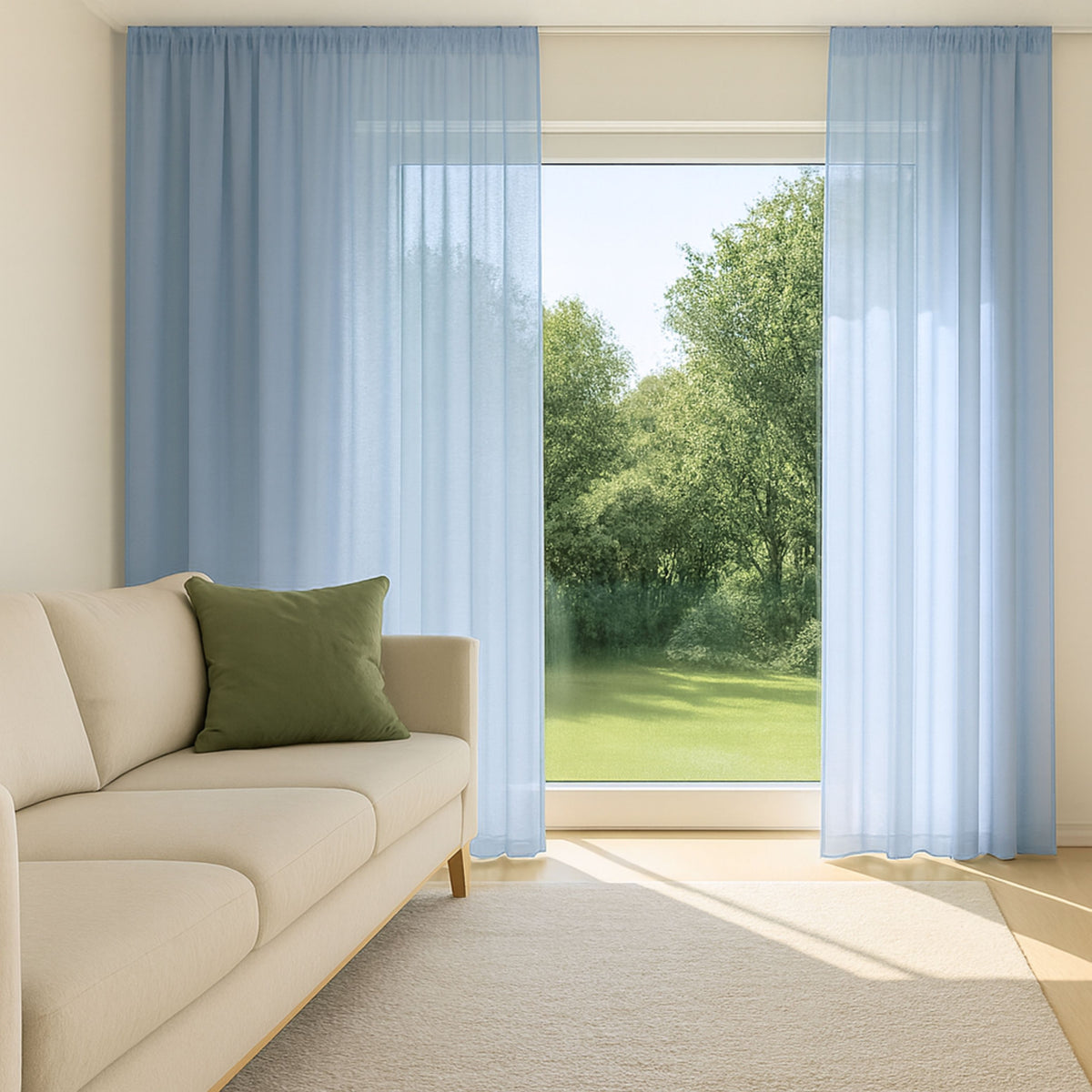 Day curtain sky blue Elvira
