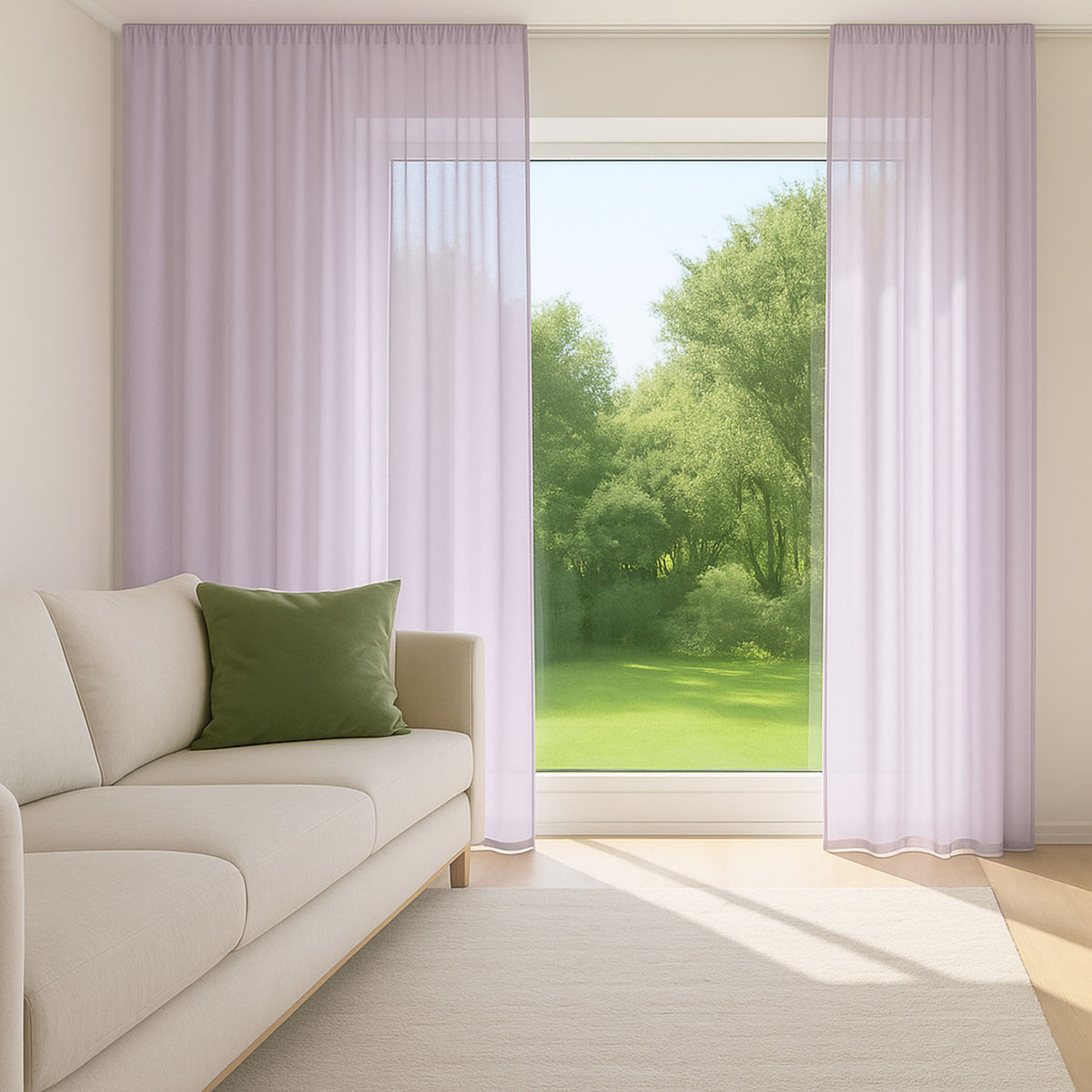 Day curtain, soft purple Elvira