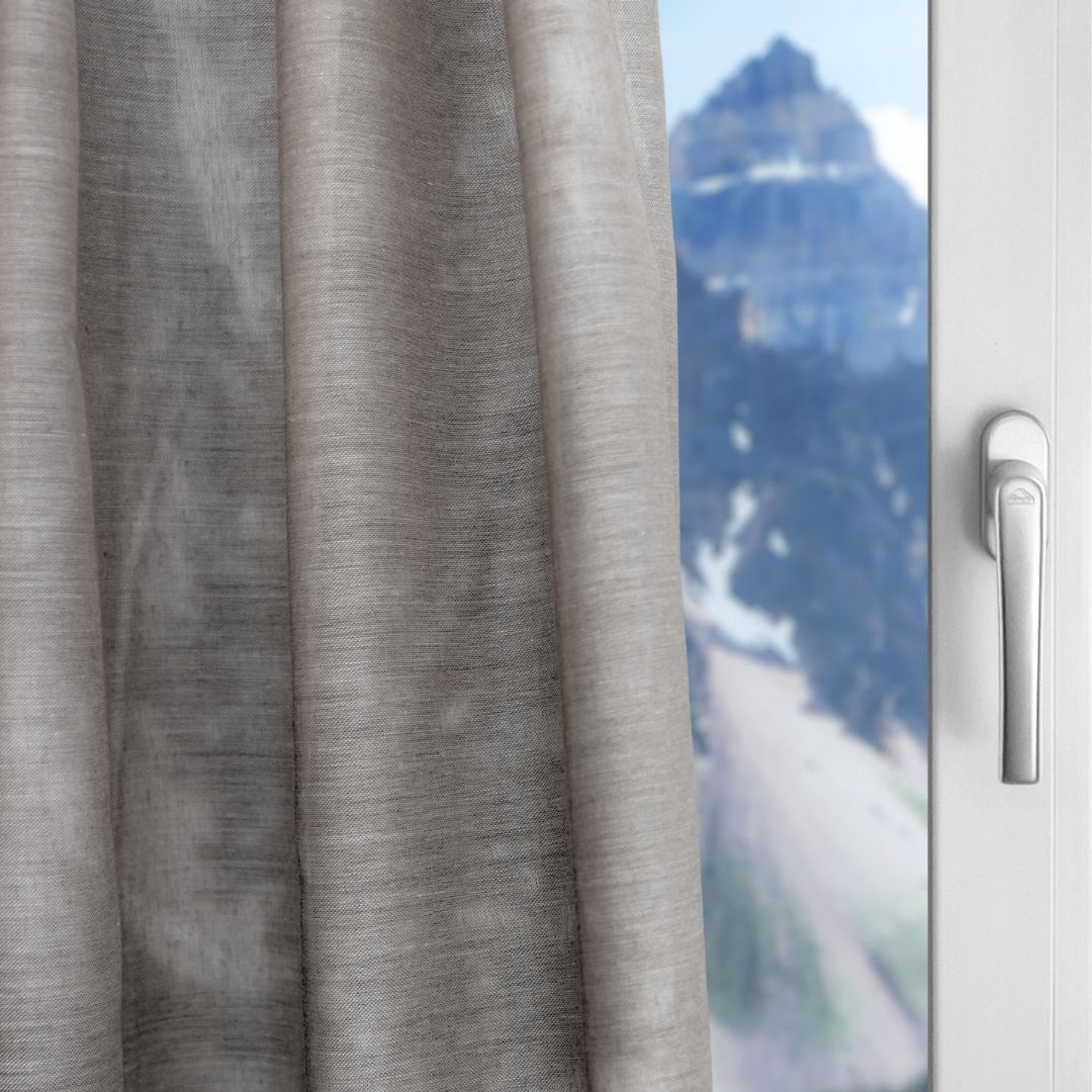 brown day curtain Elvira