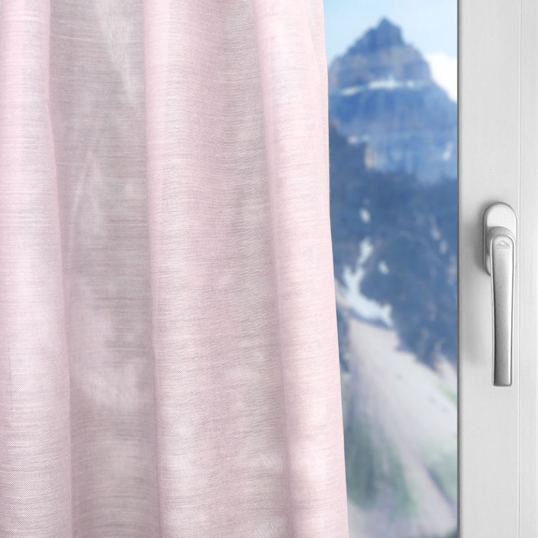 Day curtain, light pink Elvira