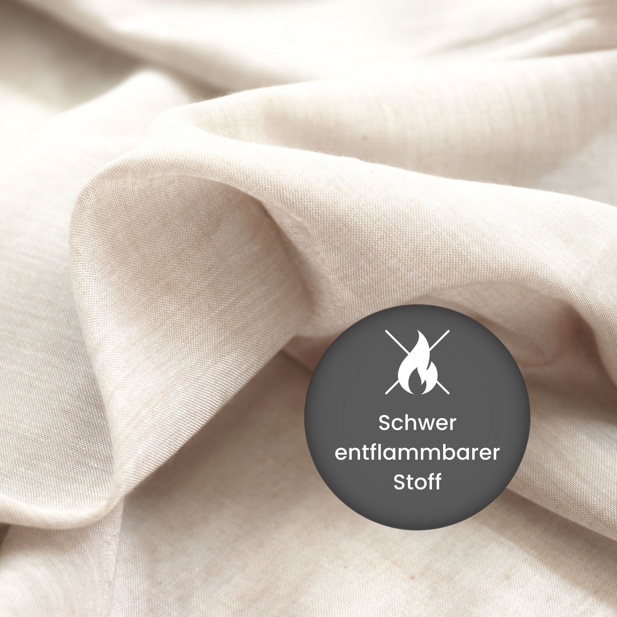 Rideau de jour beige marron Tilly