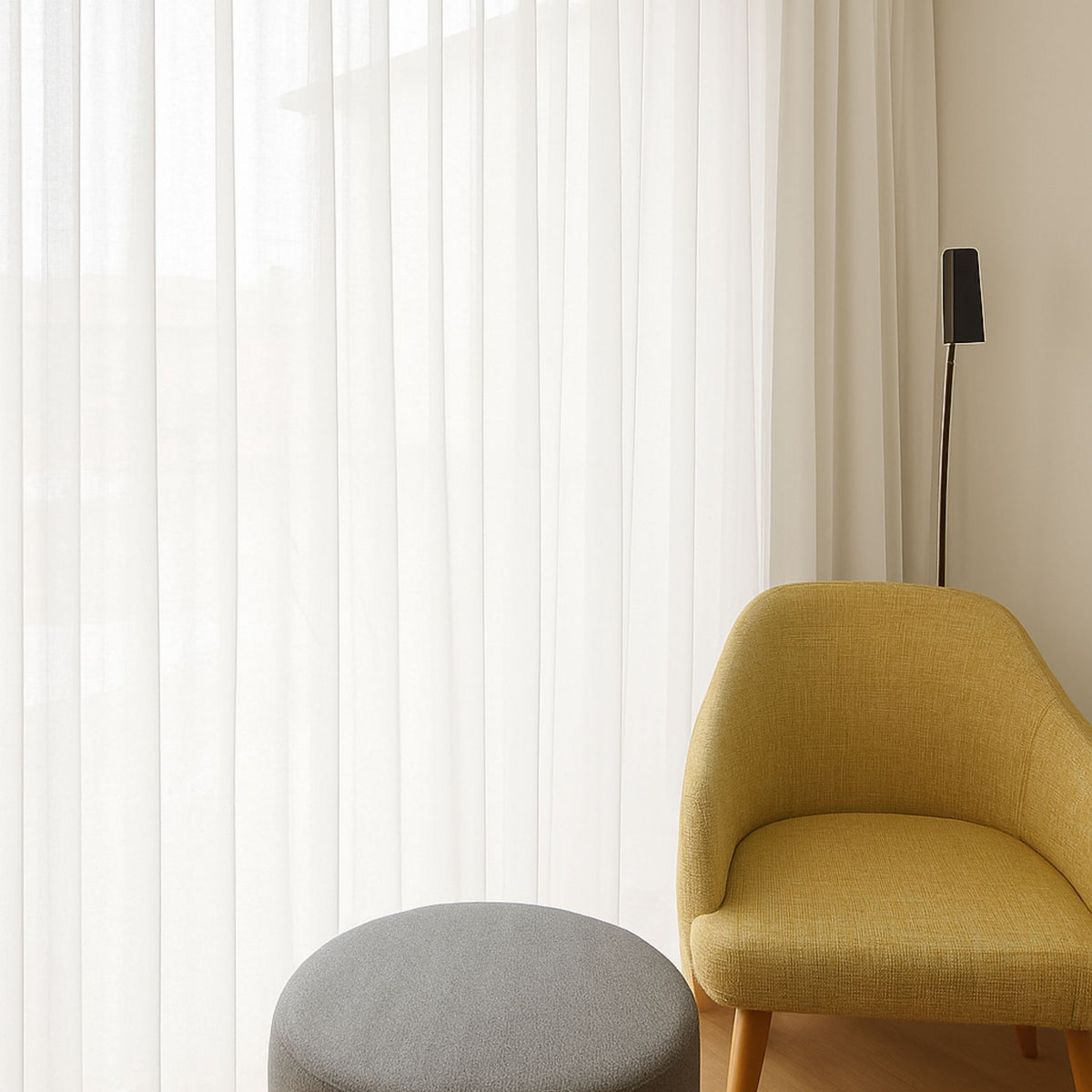 Off-white day curtain Pax