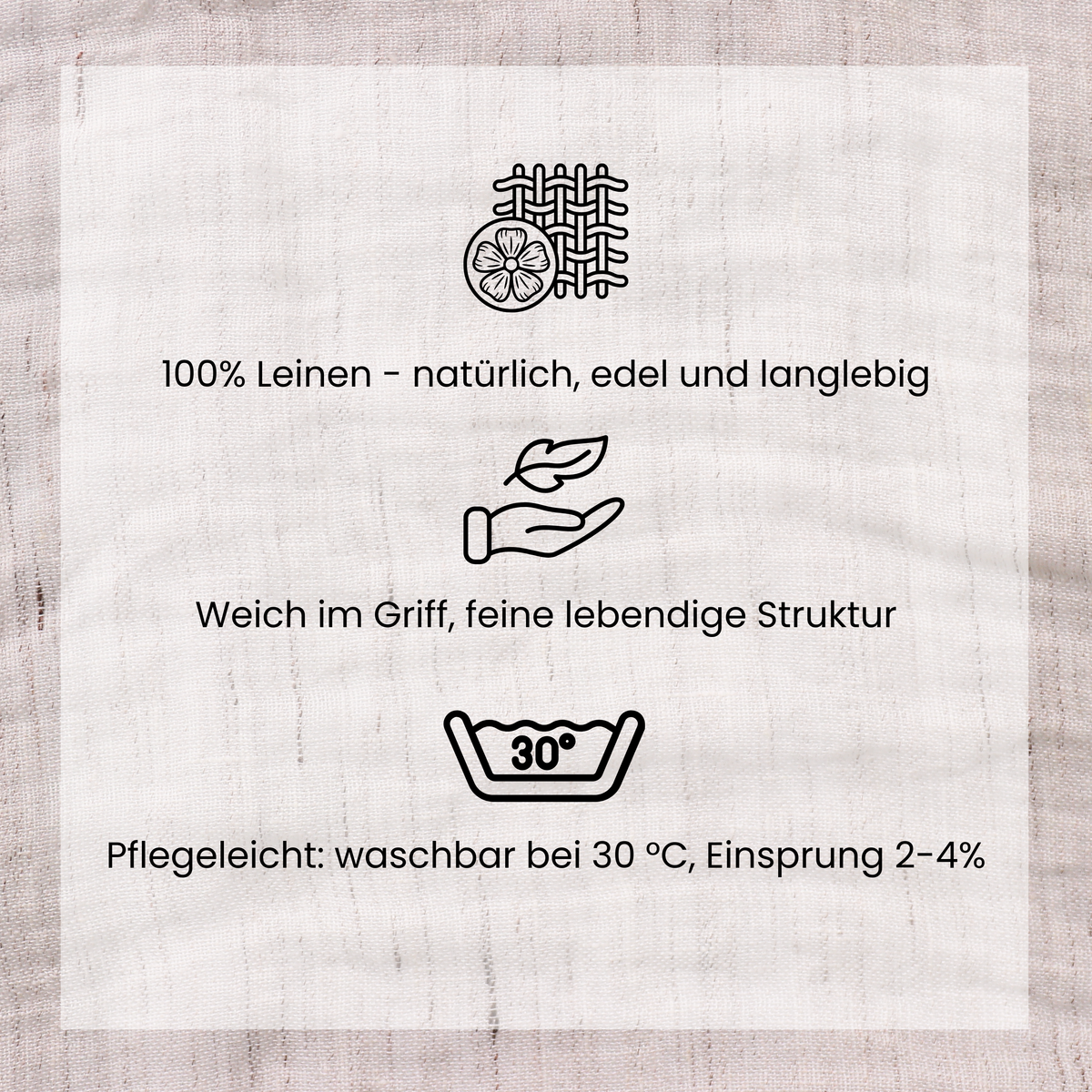 Leinenvorhang SOLE