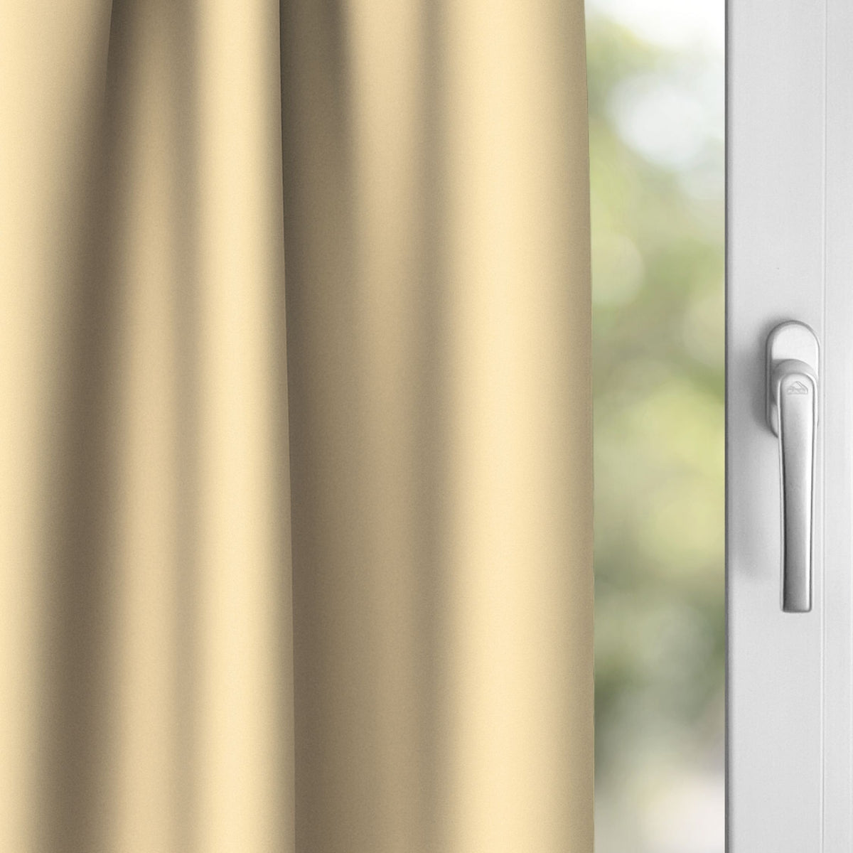Verdunkelungsvorhang VIKTORIA - beige - Kostenloses Stoffmuster