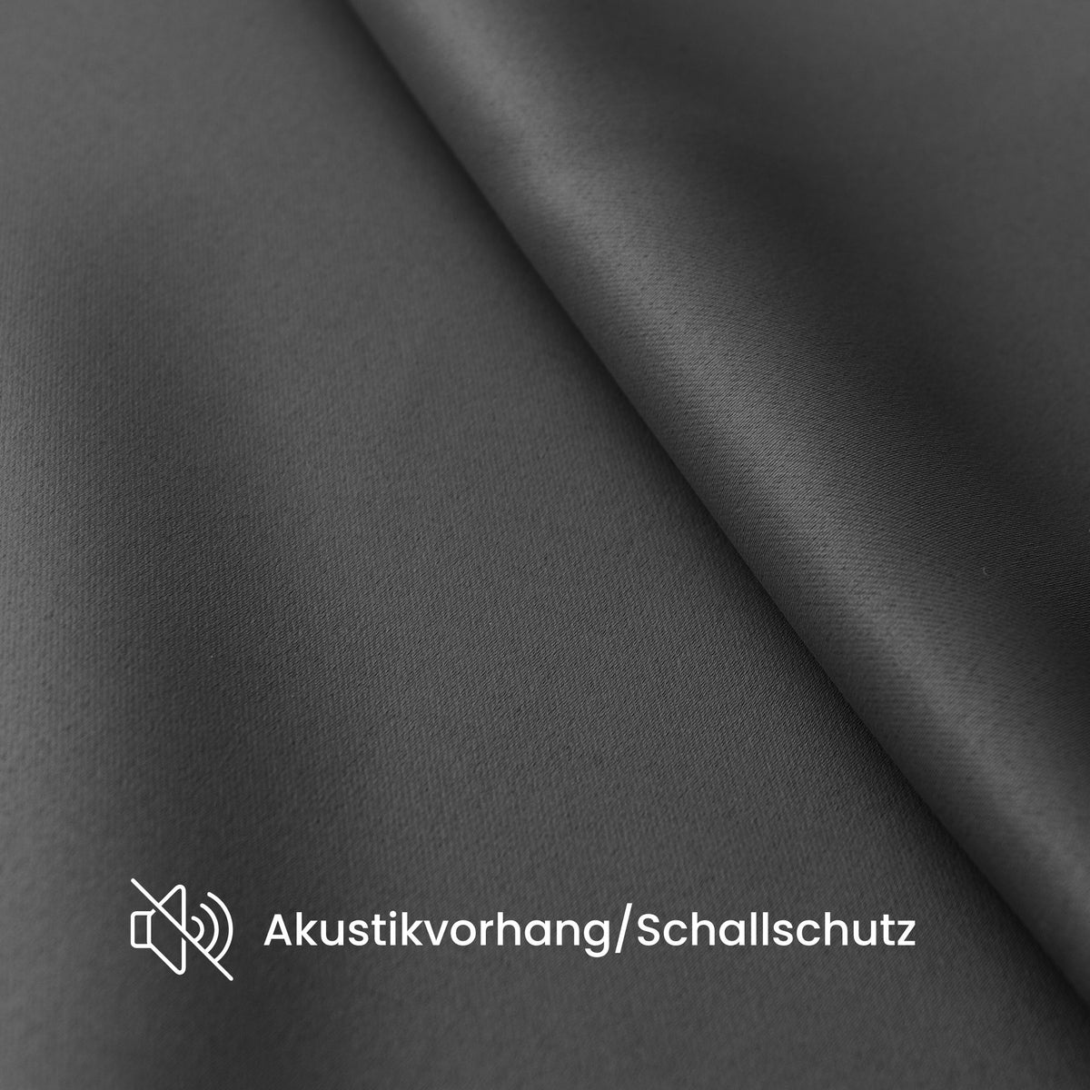 Blackout curtain "acoustic curtain" dark grey Victoria