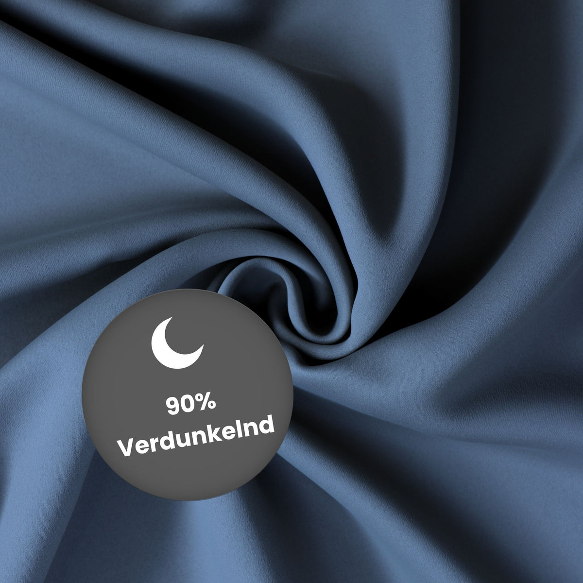 Rideau de dégoût "rideau acoustique" viktoria bleu foncé