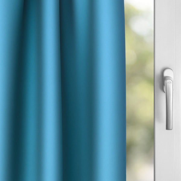 Blackout curtain "acoustic curtain" steel blue Victoria