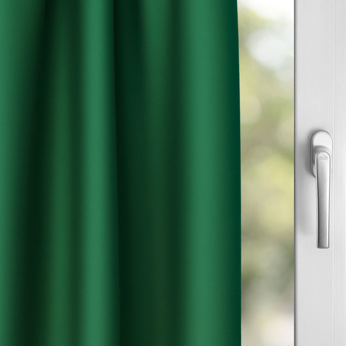 Blackout curtain "acoustic curtain" dark green Victoria