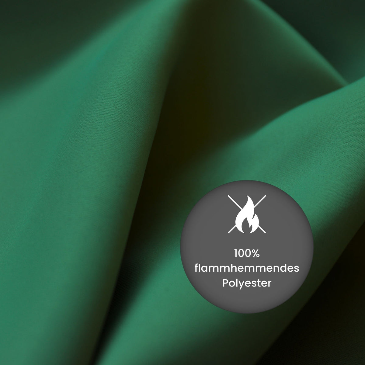 Blackout curtain "acoustic curtain" dark green Victoria