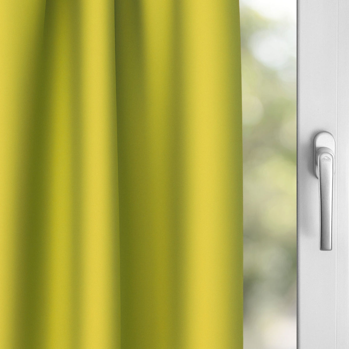 Blackout curtain "acoustic curtain" mustard yellow Viktoria
