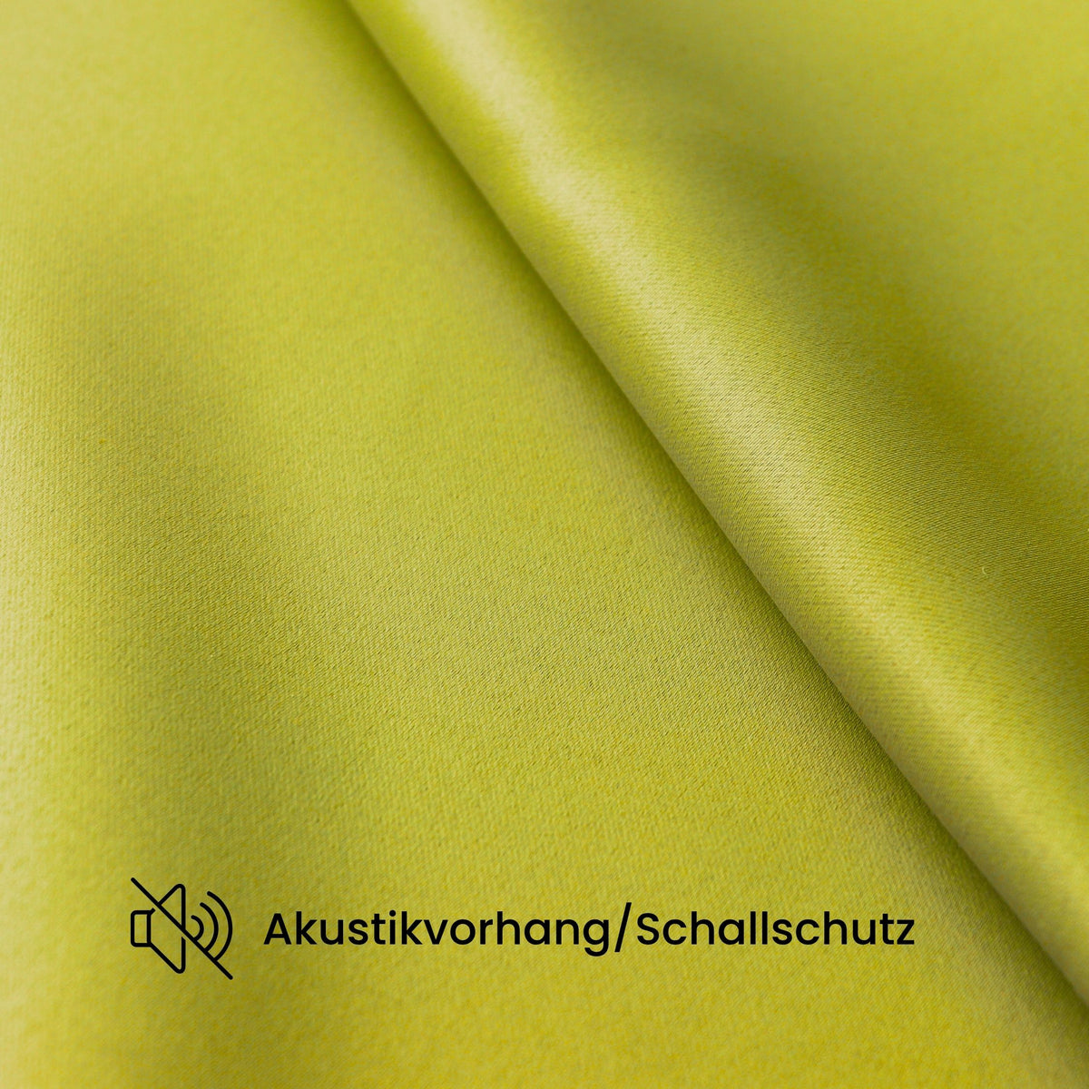 Blackout curtain "acoustic curtain" mustard yellow Viktoria