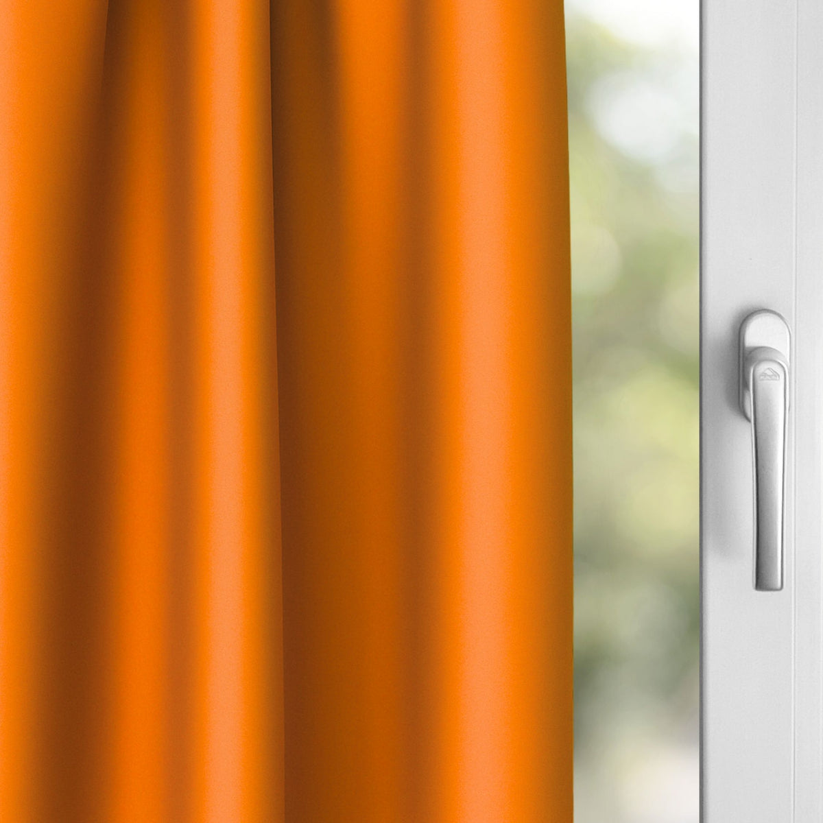 Rideau de l'appareil "rideau acoustique" orange viktoria