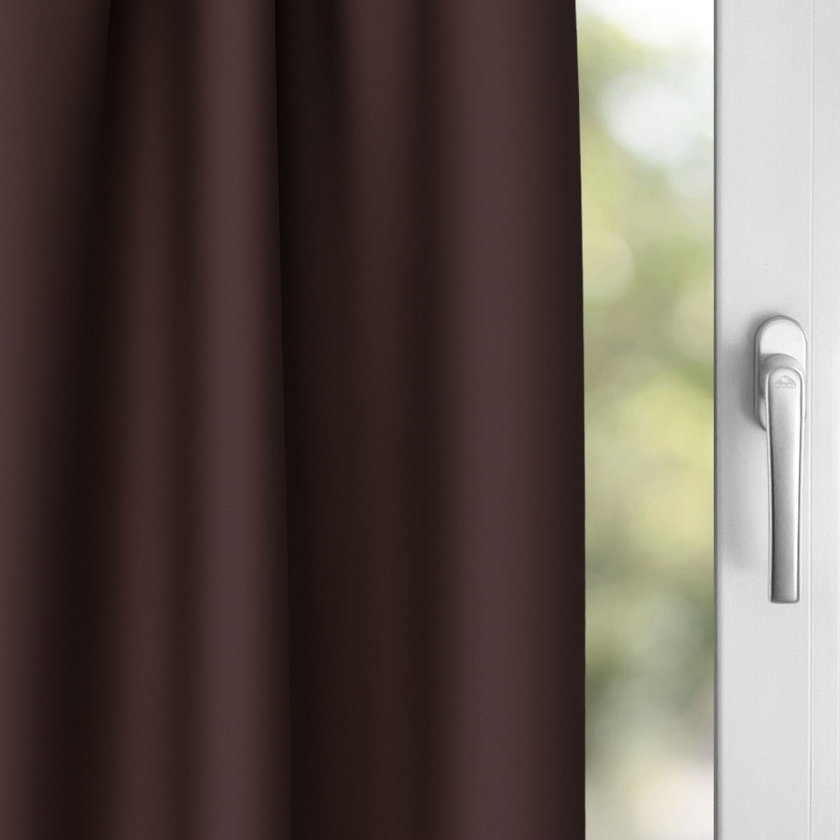 Blackout curtain "acoustic curtain" aubergine Viktoria