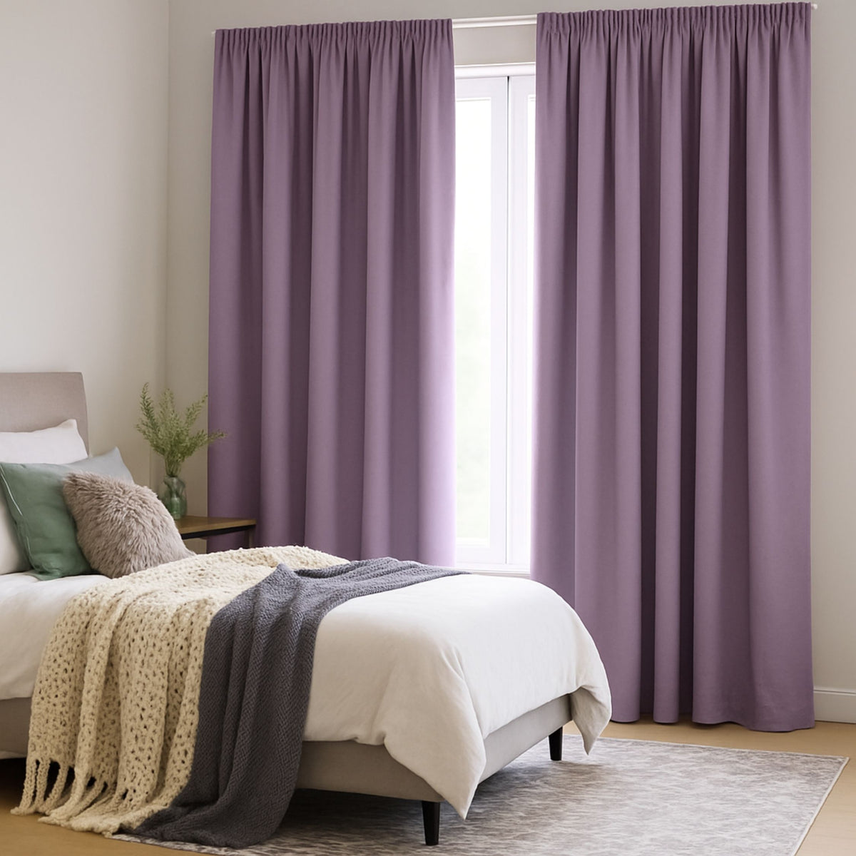 Rideau de l'appareil "rideau acoustique" lilas viktoria