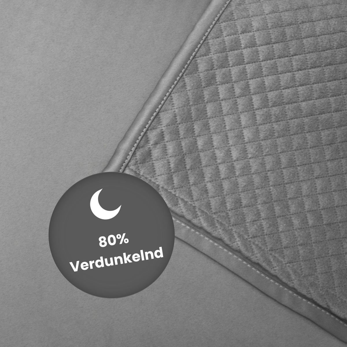 Blackout curtain "acoustic curtain, thermal curtain, windbreak curtain" grey Maloja