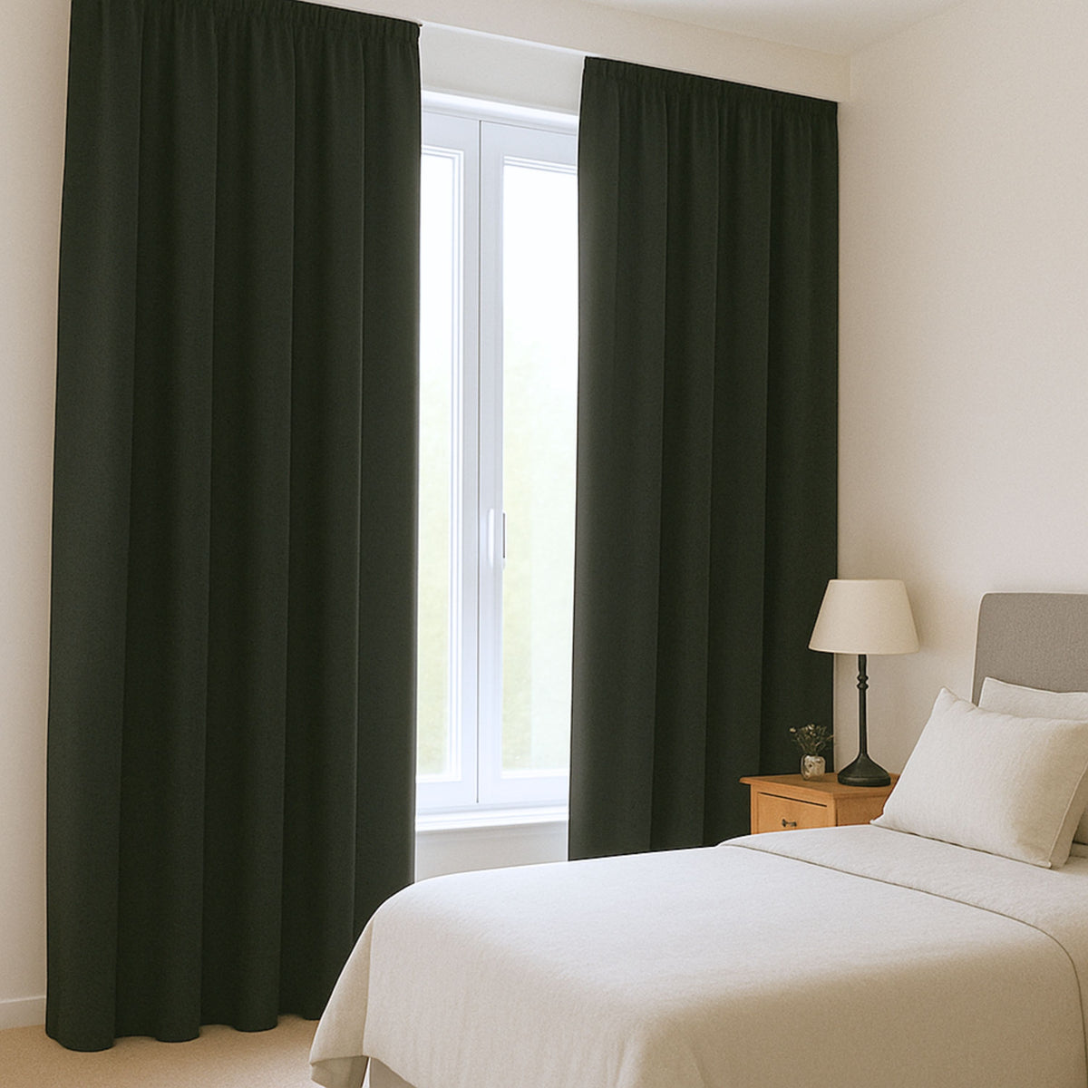 Blackout curtain "100% Blackout, acoustic curtain" graphite Matteo