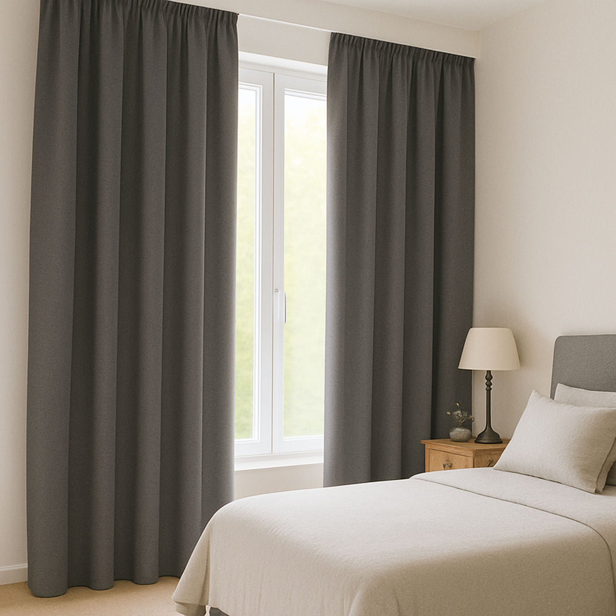 Blackout curtain "100% Blackout, acoustic curtain" taupe Matteo