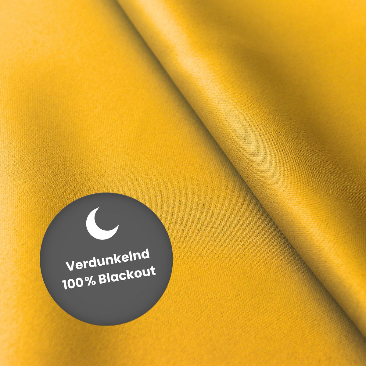 Blackout curtain "100% Blackout, acoustic curtain" corn yellow Matteo