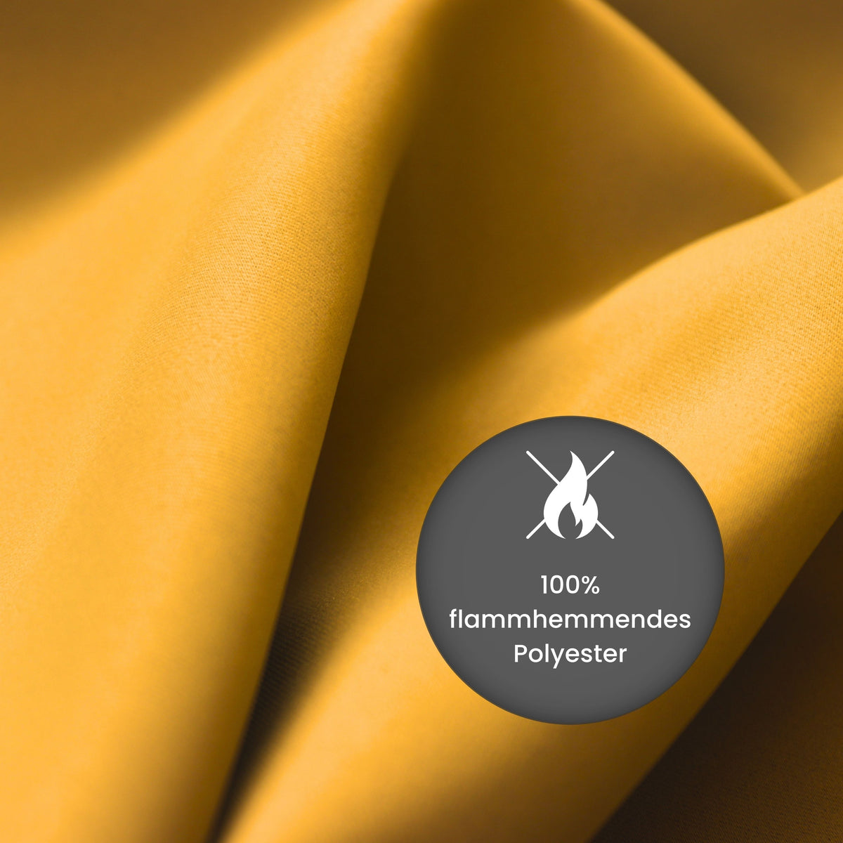 Blackout curtain "100% Blackout, acoustic curtain" corn yellow Matteo