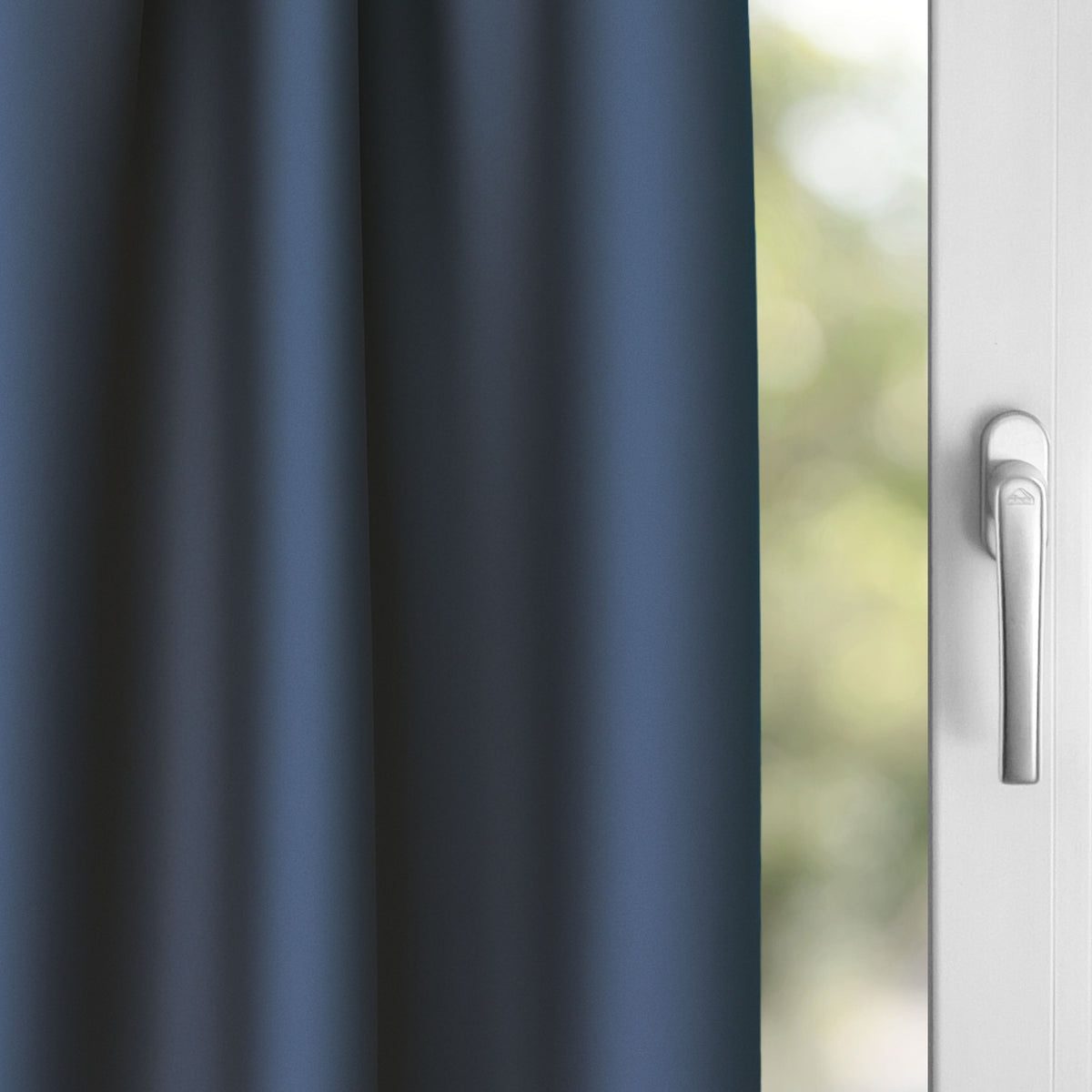 Tenda oscurante "100% blackout, tenda acustica" blu scuro Matteo